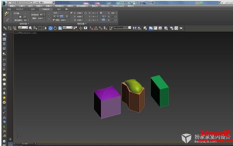 3D建模技術 怎么用3DMAX做不規則圓頂的模型教程