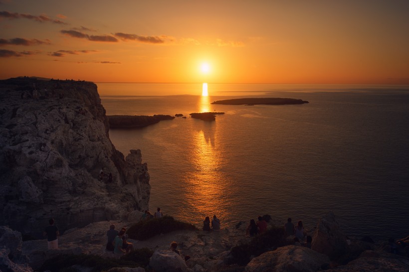 美丽的夕阳景色图片