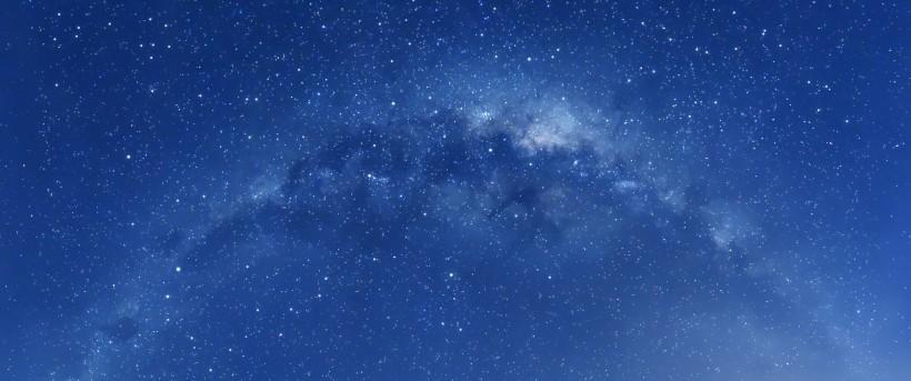 夜晚唯美的星空风景图片
