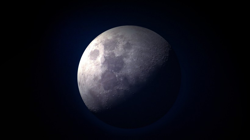 神秘的月球风景图片