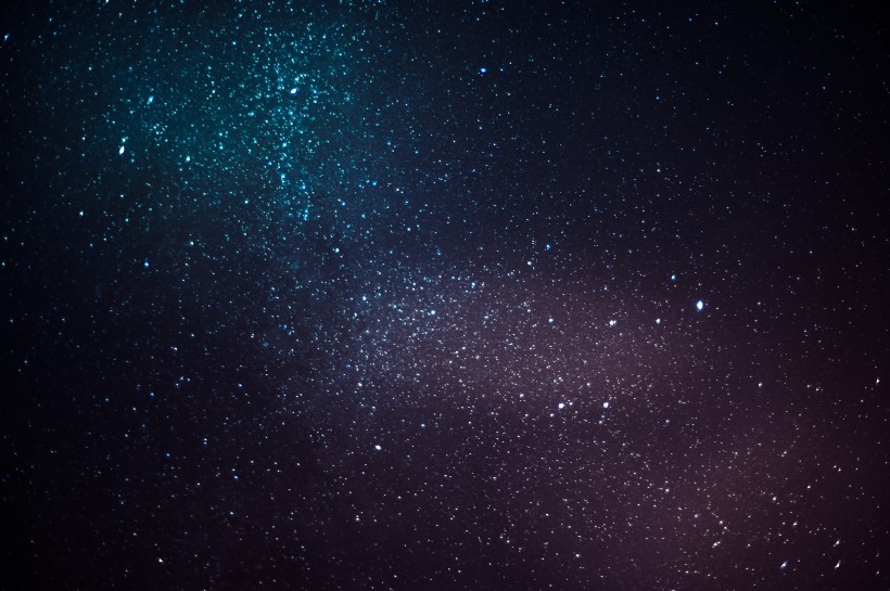 浩瀚的星空银河风景图片