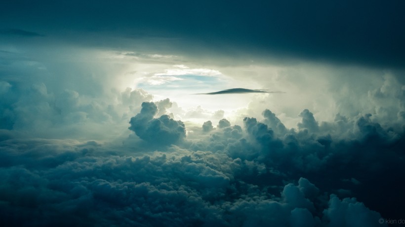 高空中的云层图片