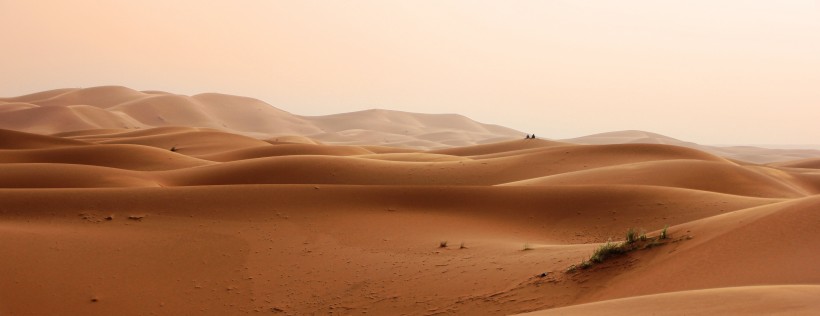 辽阔的撒哈拉沙漠荒芜风景图片