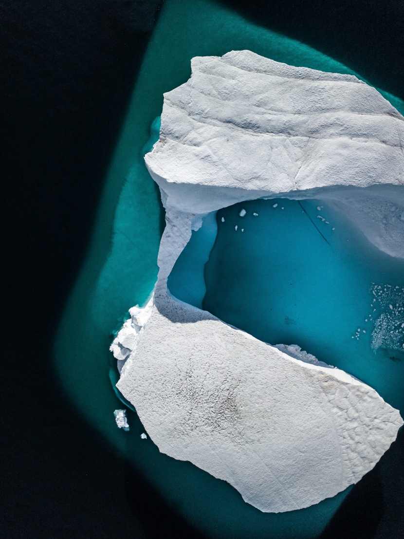 极地地区的冰山图片