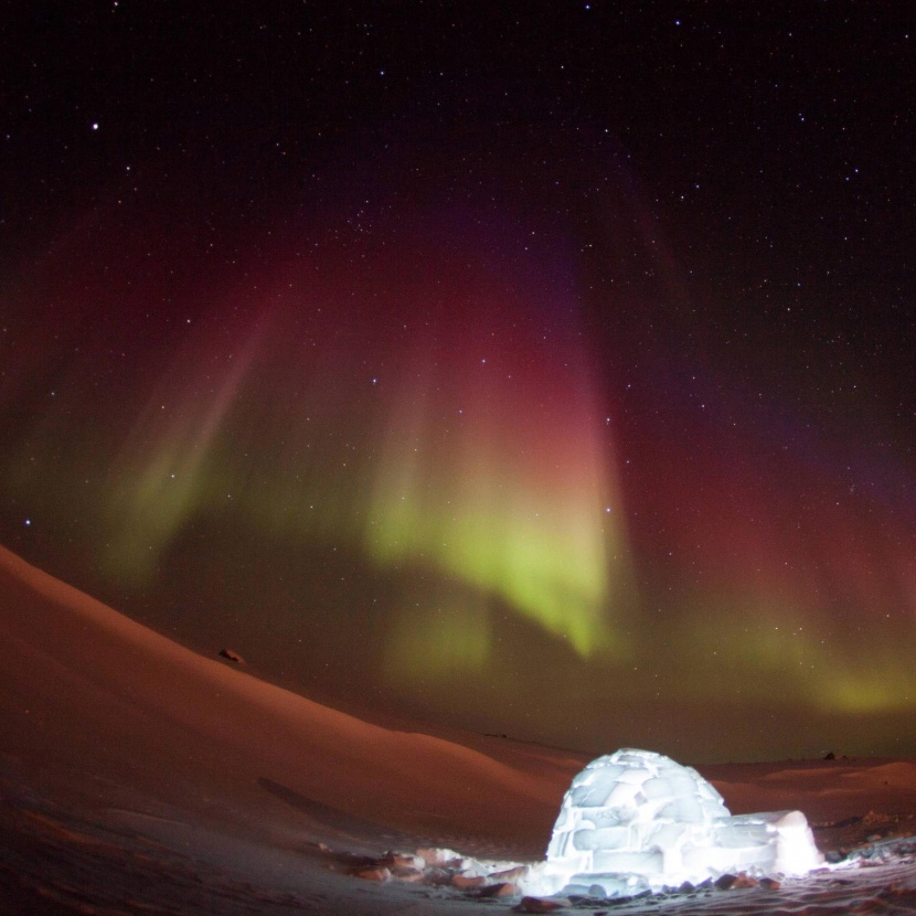 自然奇观北极光图片