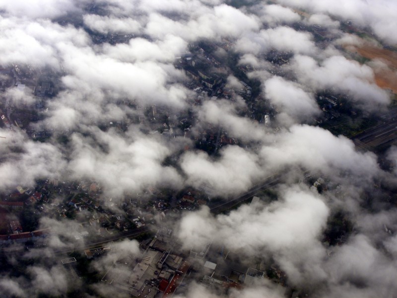 高空中的云层图片