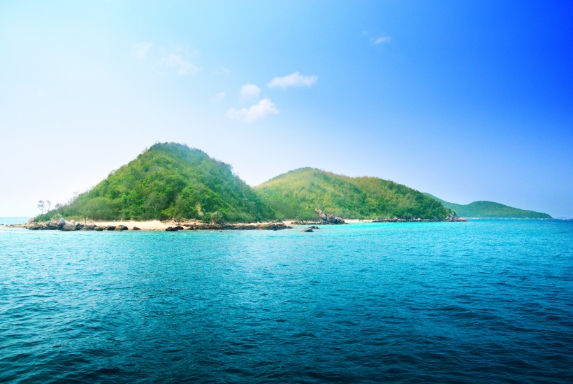 海岛全景图片