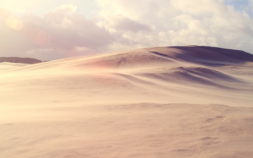 沙漠戈壁风景图片