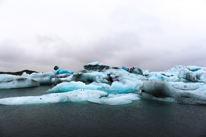 寒地冰川风景图片