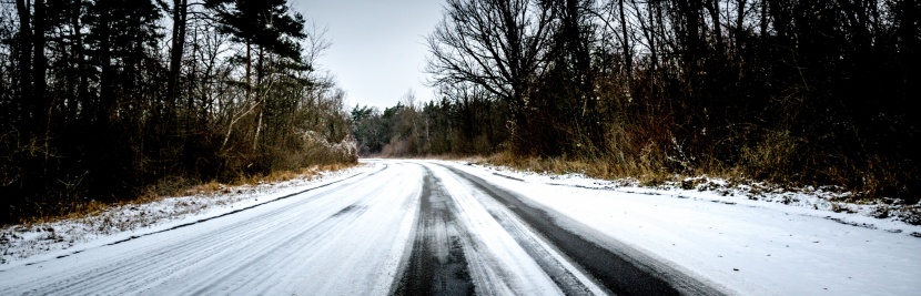 冬季皑皑白雪风景图片