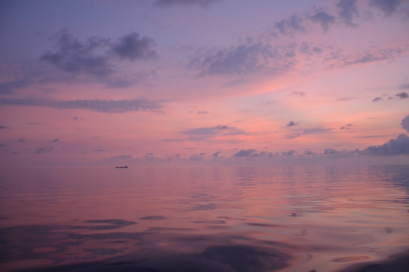 印度洋落日风景图片