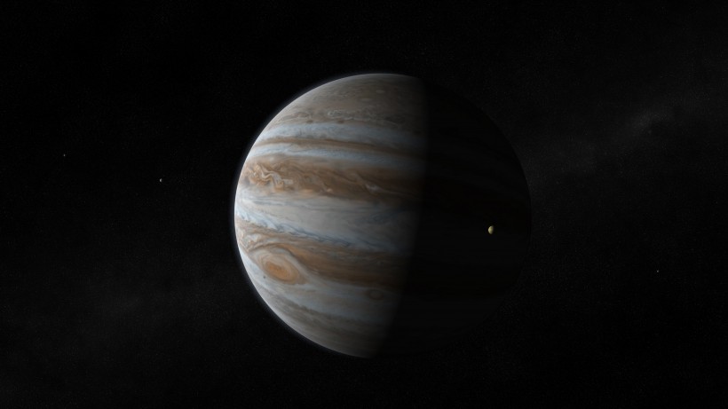 体积硕大的木星图片