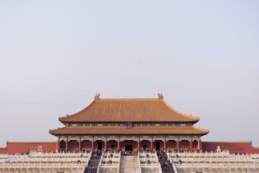 雄伟壮观的北京故宫图片