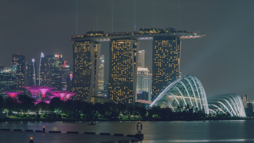 新加坡滨海湾金沙酒店建筑风景图片