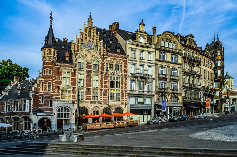 比利时布鲁塞尔建筑风景图片