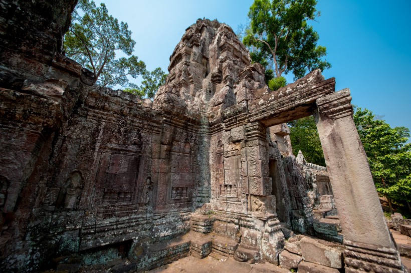 柬埔寨吴哥窟建筑风景图片