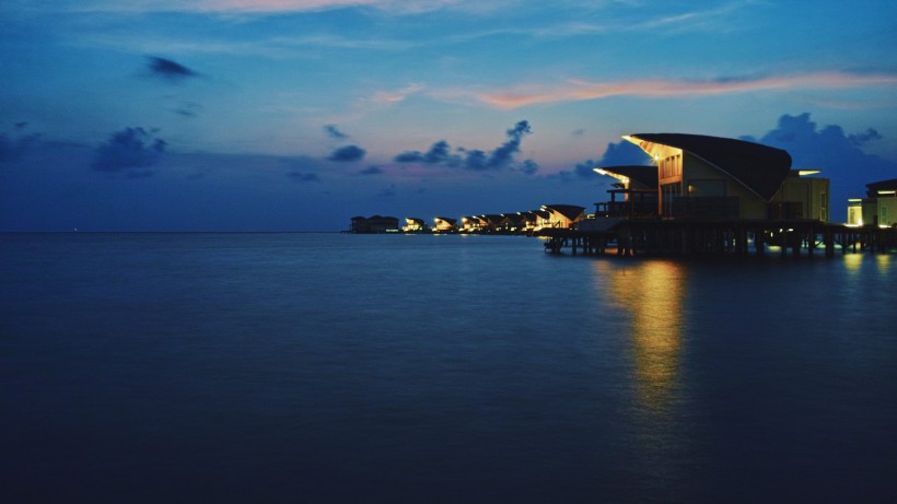 优美的马尔代夫风景图片