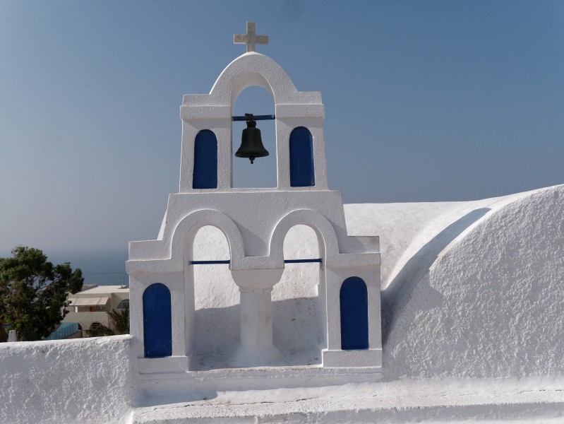 希腊圣托里尼建筑风景图片