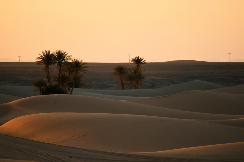 广漠无垠的撒哈拉沙漠自然风景图片