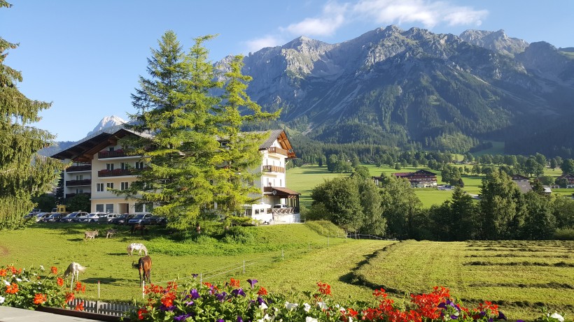 奥地利达赫斯坦山脉风景图片