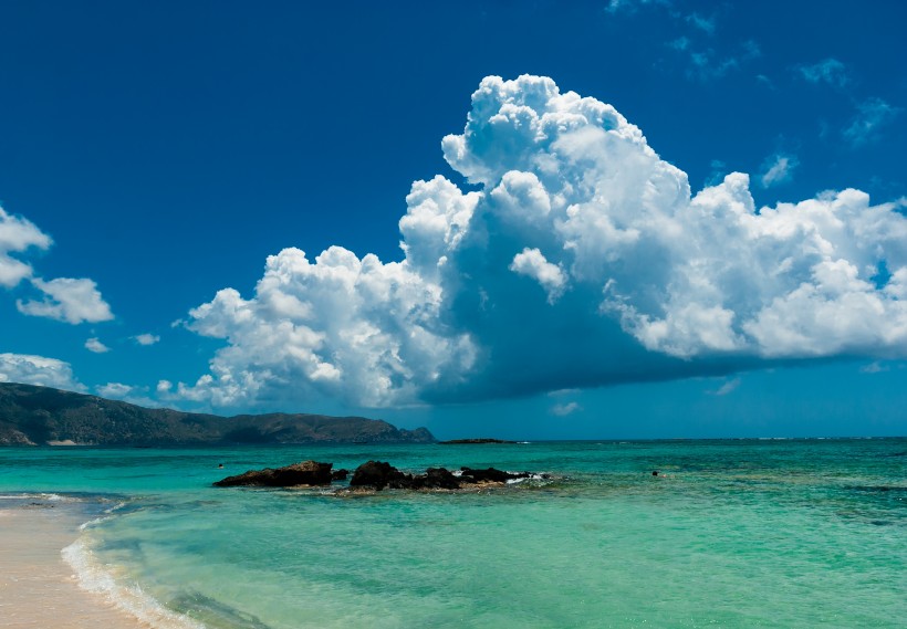 中国冲绳海滩风景图片