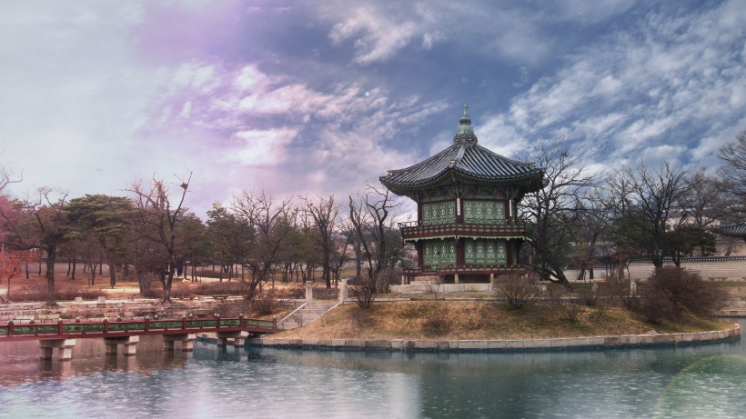 韩国景福宫人文风景图片