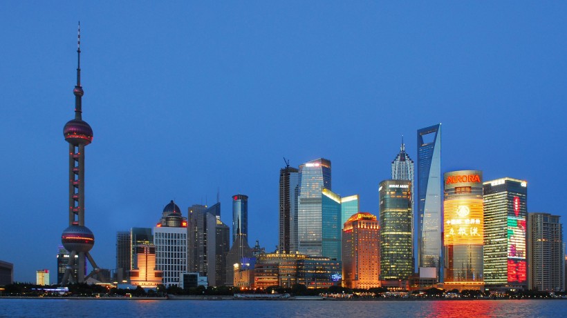 上海外滩城市风景图片