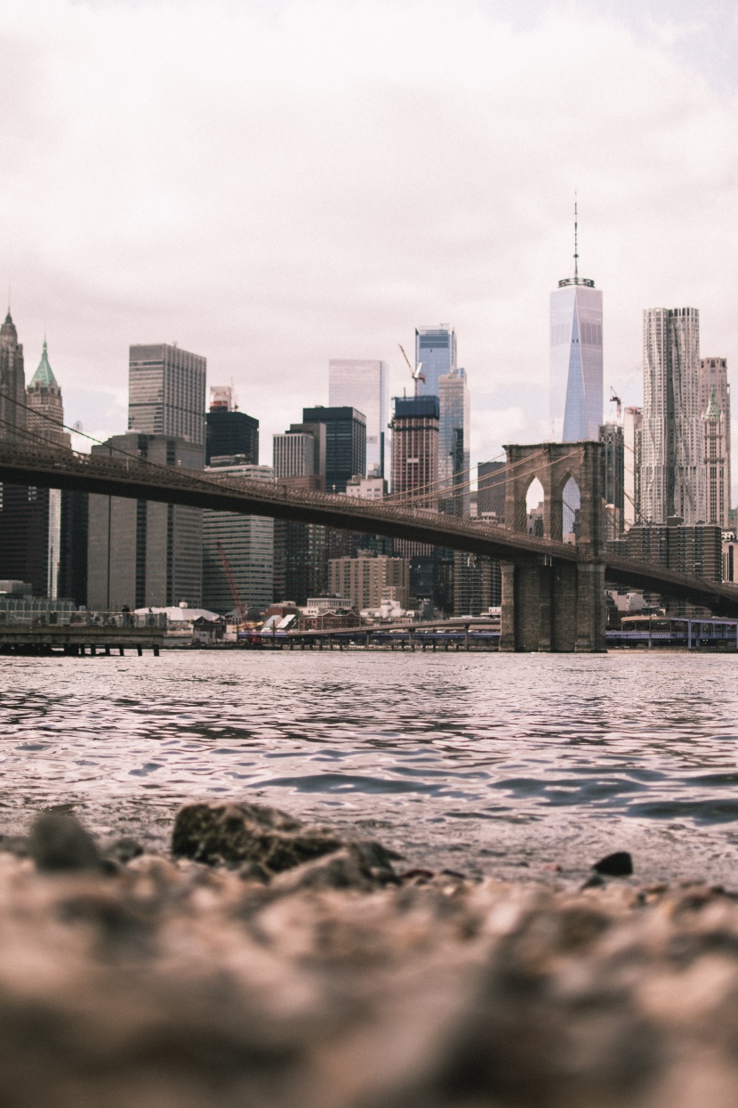 纽约布鲁克林大桥风景图片