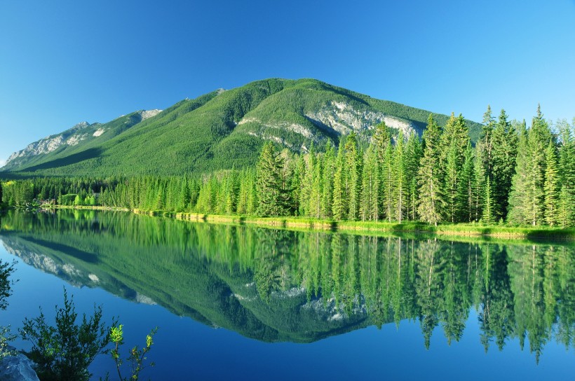 加拿大班夫国家公园风景图片