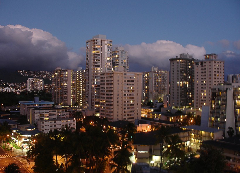 美国夏威夷檀香山风景图片