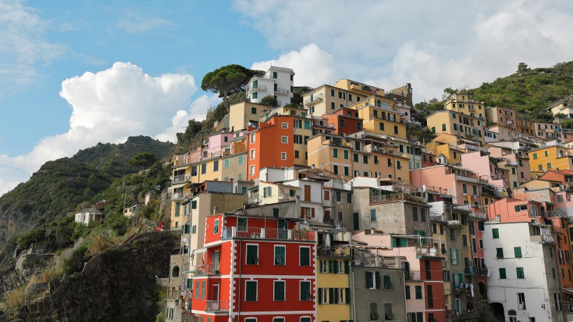 意大利五渔村建筑风景图片