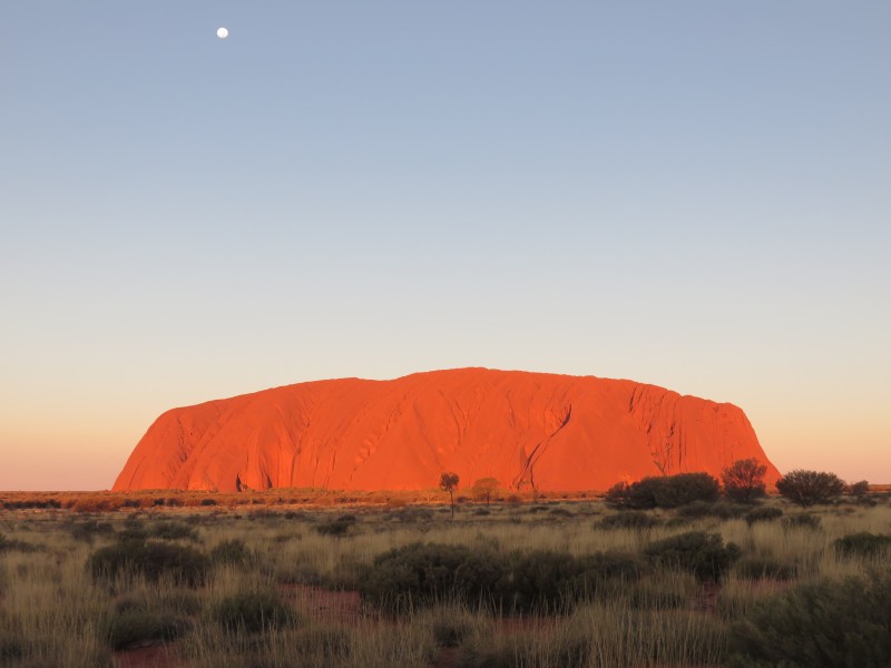 澳大利亚艾尔斯岩石自然风景图片