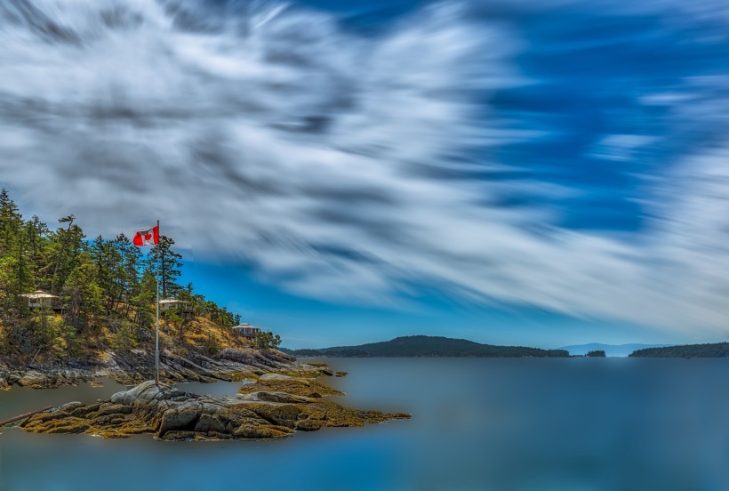 加拿大温哥华阳光海岸自然风景图片