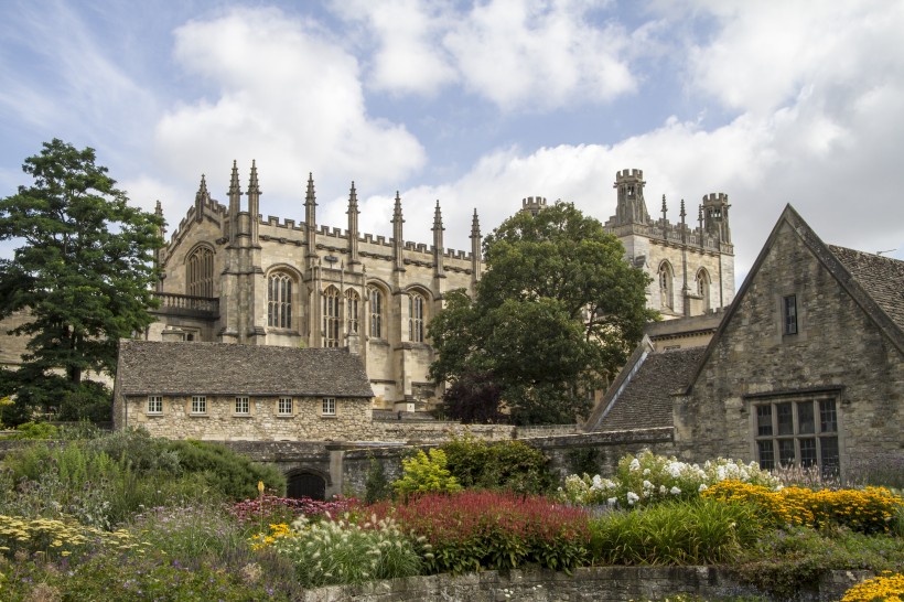 英国牛津大学建筑风景图片