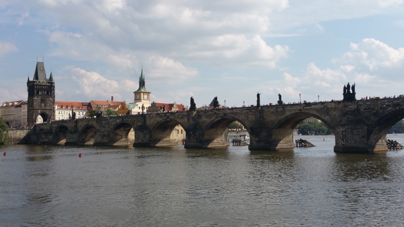捷克查理大桥风景图片