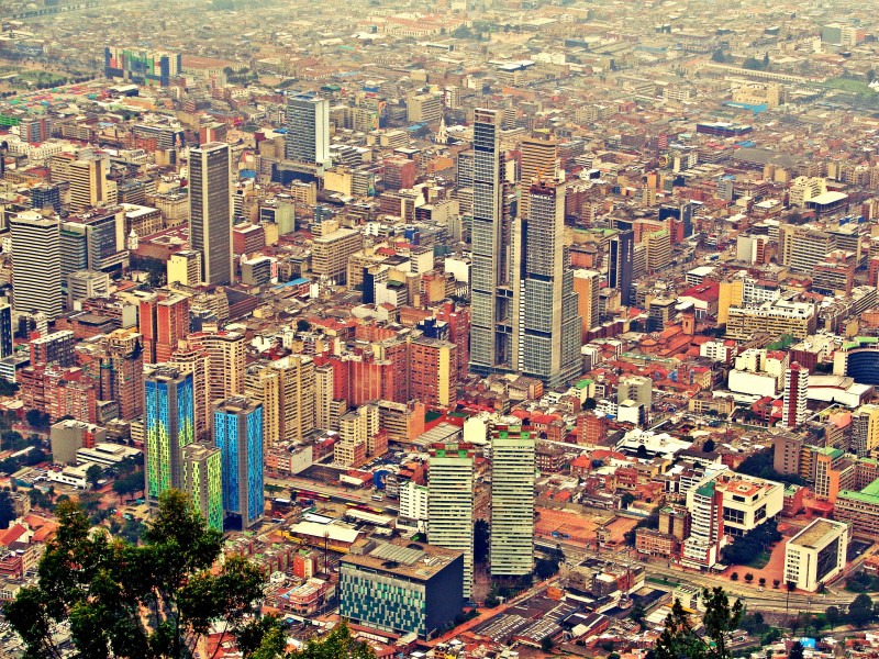 哥伦比亚圣菲波哥大建筑风景图片