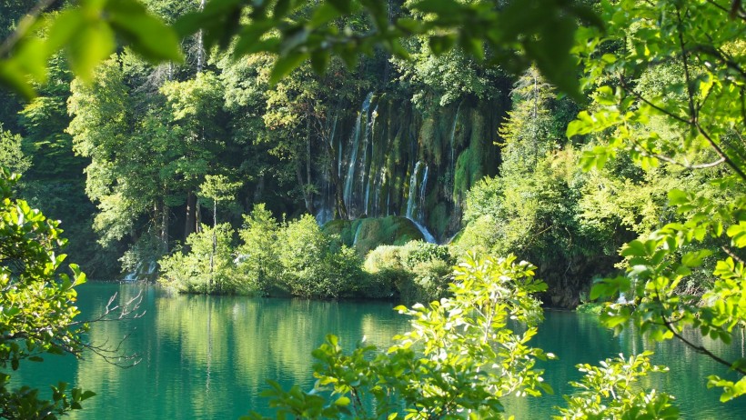 克罗地亚普利特维采湖自然风景图片