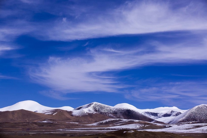 西藏普若岗日冰川风景图片