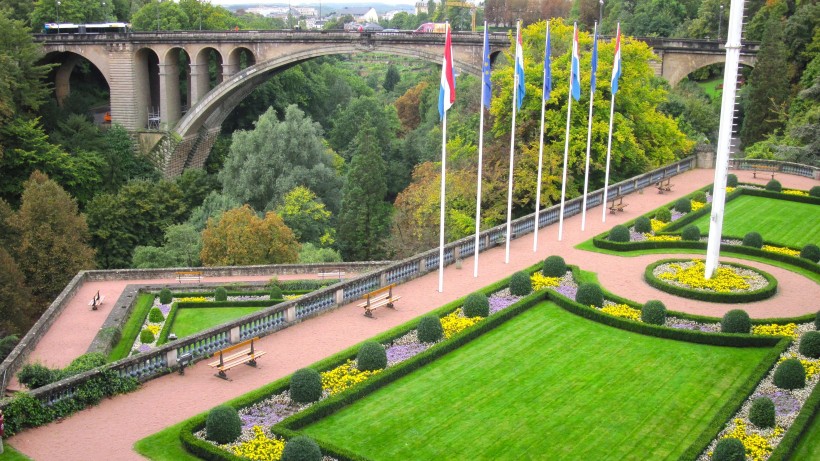卢森堡城市风景图片