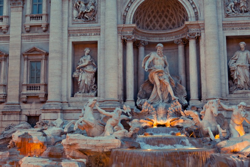 意大利特莱威喷泉图片
