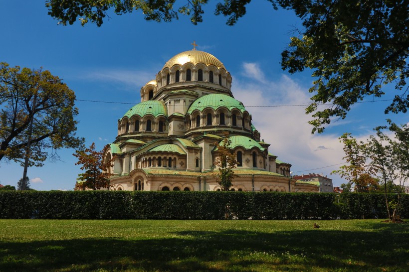 乌克兰圣索非亚大教堂建筑风景图片