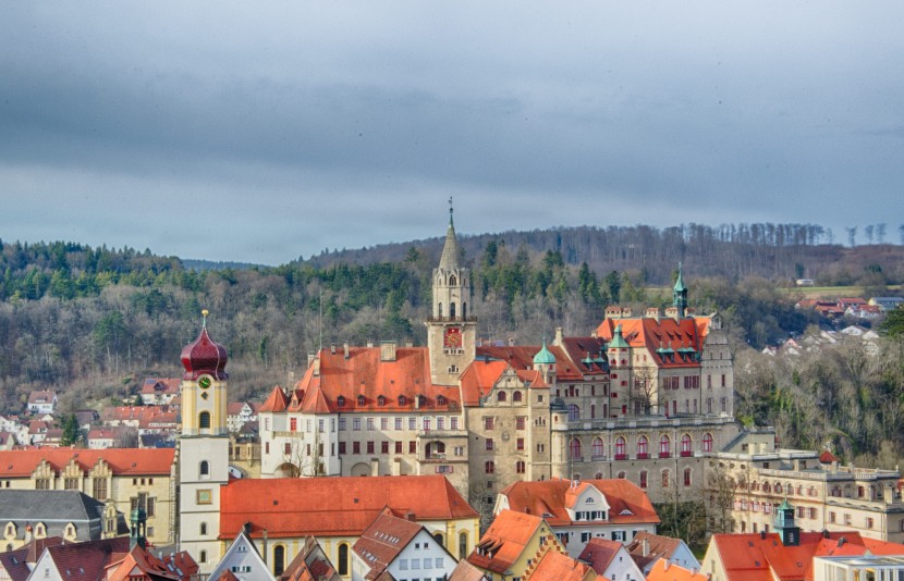 捷克布拉格城堡建筑风景图片