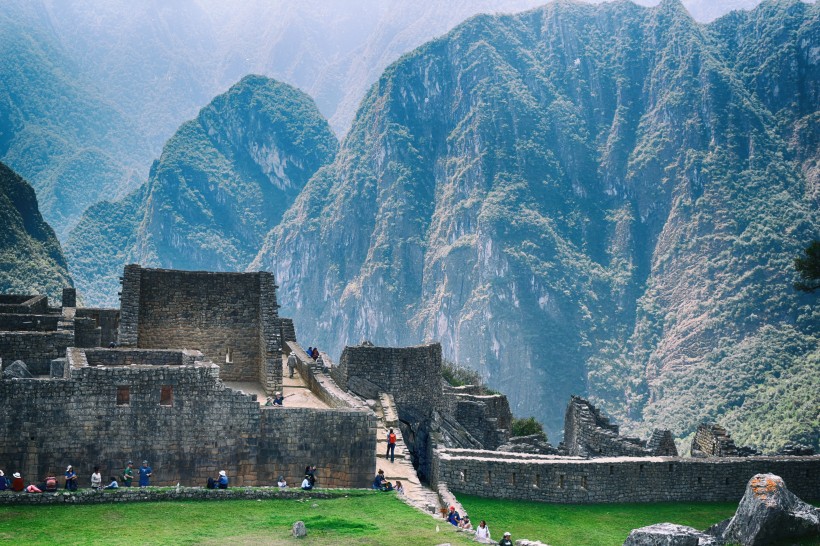 秘鲁马丘比丘遗址风景图片
