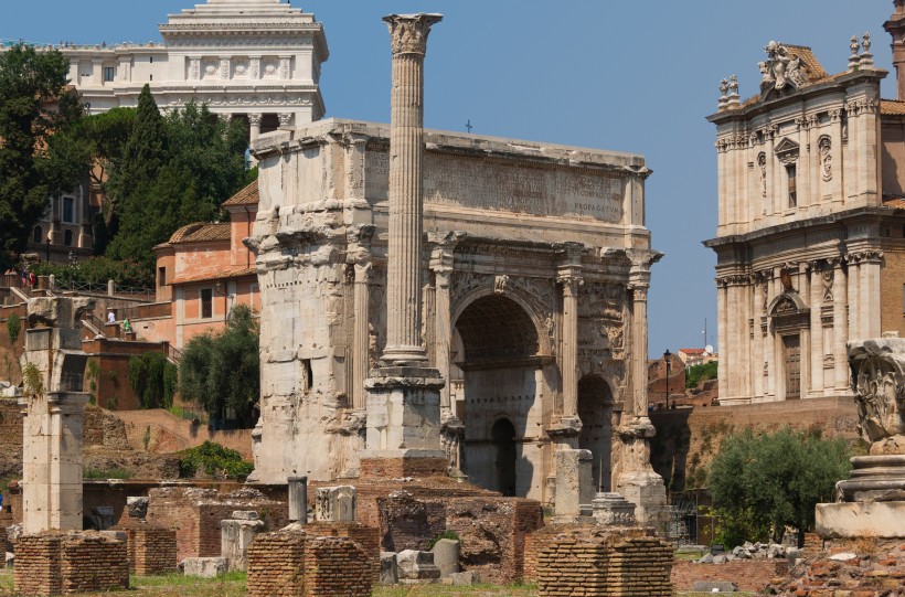 意大利首都罗马历史遗迹建筑图片