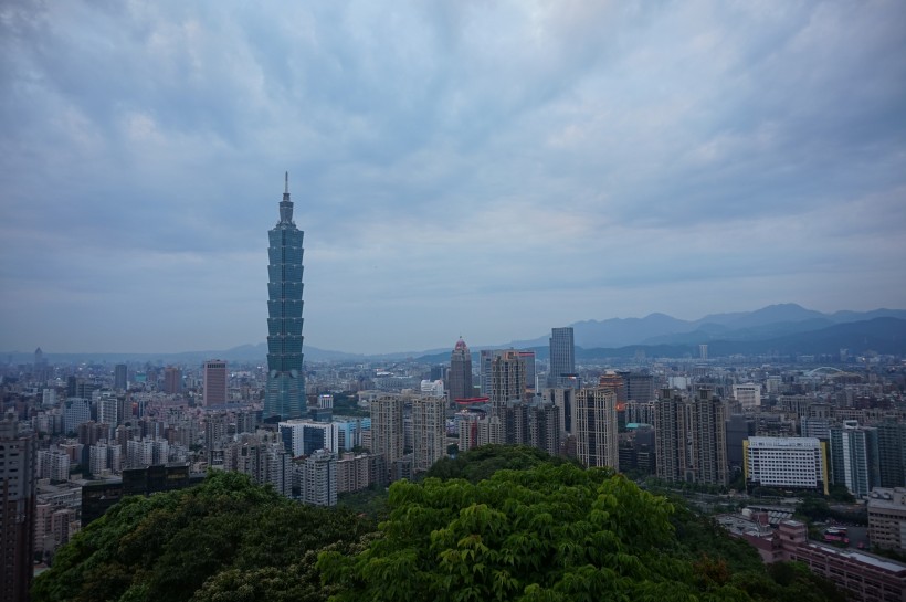 台湾台北101大厦建筑风景图片