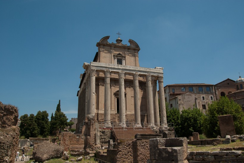 意大利古罗马废墟风景图片