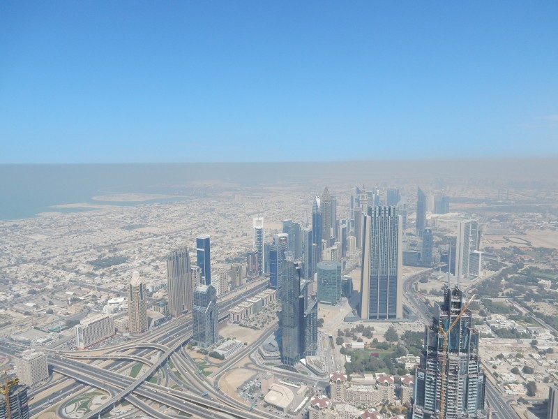 迪拜哈利法塔建筑风景图片