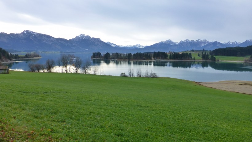 德国福尔根湖自然风景图片