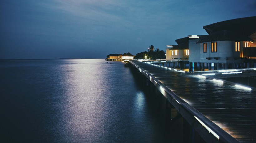 优美的马尔代夫风景图片