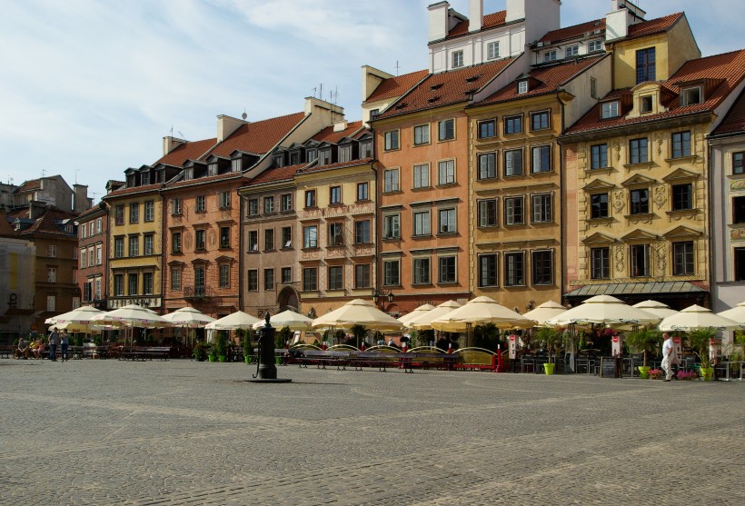 波兰华沙建筑风景图片